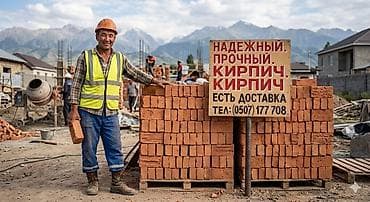 Кирпич строительный - Надёжный, прочный кирпич для кладки стен