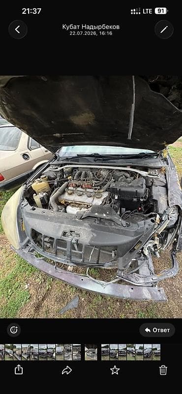 Toyota виндом (примерно 2003 седан, черный цвет, левый руль — 6