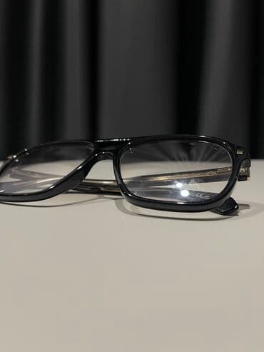 оптика очки: Для зрения очки очки, Унисекс, Цвет оправы: Черный, Б/у — 4