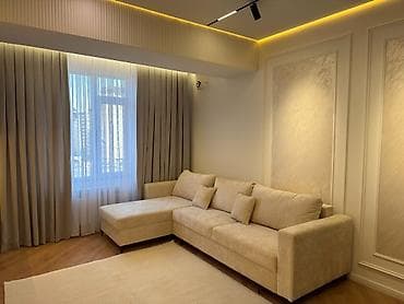 арт сити: 1 комната, 43 м², Асанбай мкр Элитка, 7 этаж, Евроремонт — 3