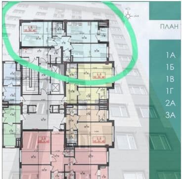 Квартиры: 2 комнаты, 70 м², Элитка, 12 этаж, ПСО (под самоотделку) — 7