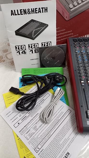 Техника жана электроника: Allen & Heath ZED‑14 — компактный профессиональный стерео-микшер — 9