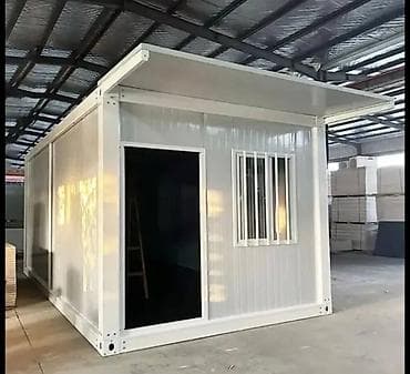 вагончик на колёсах: Модульный контейнерный дом/офис магазин, из сэндвич‑панелей - — 4