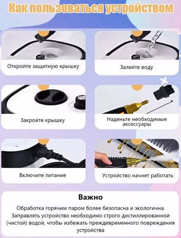 цена пароочистителя: Пароочиститель Ручной Новый — 4