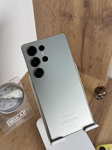 Техника и электроника: Samsung Galaxy S25 Ultra, Б/у, 256 ГБ, цвет - Серый, 2 SIM, eSIM — 1