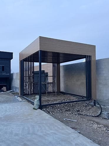 навес буу: Навес, Другая форма, Металл, Поликарбонат, Новый, Установка — 10