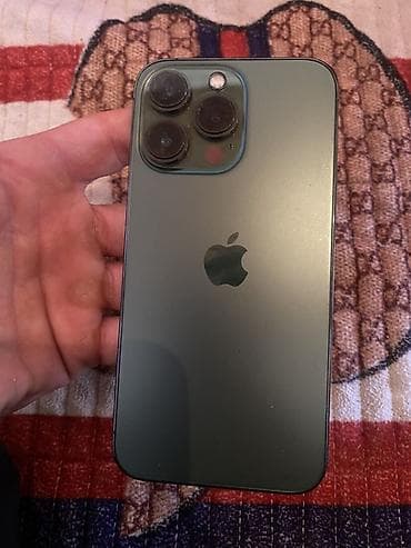 IPhone 13 Pro цвет зелёный 256 гб АКБ 97(Alpine Green) - Экран 6.7" lalafo.kg да IPhone 13 Pro цвет зелёный 256 гб АКБ 97(Alpine Green) - Экран 6.7"