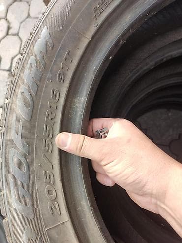 продаю диски на субару: Колеса в сборе 205 / 55 / R 16, Зима, Новый, Комплект, Легковые, Литые, отверстий - 5 — 7