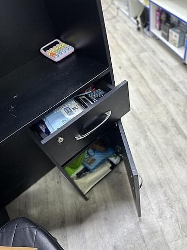 ресепшин: Ресепшен-стойка для магазина/салона - Цвет: черный, матовый - — 4