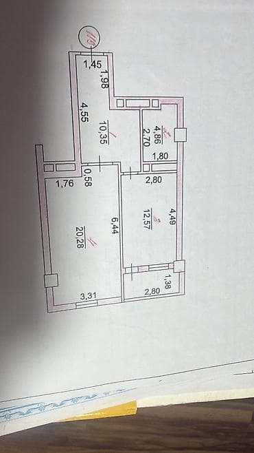 leo apart: 2 комнаты, 48 м², Индивидуалка, 12 этаж — 2