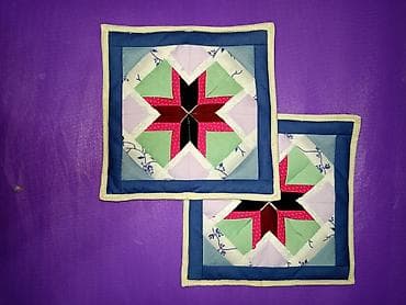 Посуда: Кухонные прихватки ручной работы - Наборы из парных прихваток разных — 2