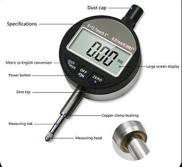 Инструменттер: Цифровой индикатор часового типа (Digital Dial Indicator) Назначение — 1