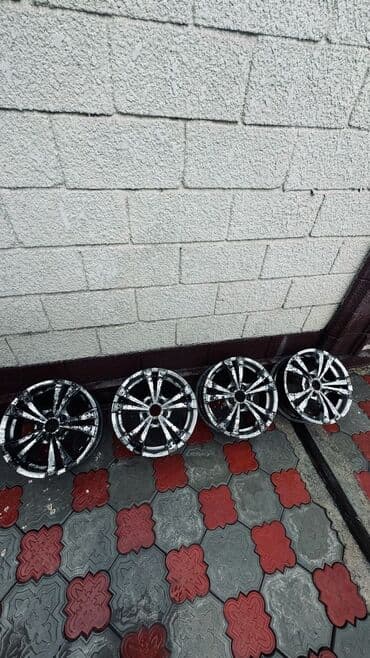 шины с диском: Литые Диски R 15 AMG, Комплект, отверстий - 5 — 7