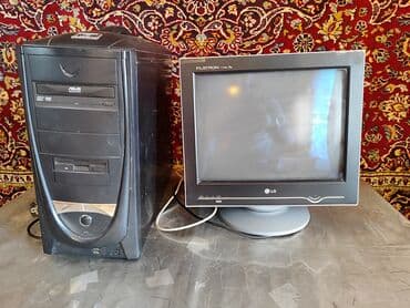 офисные пк: Компьютер, ядер - 2, ОЗУ 1 ГБ, Для несложных задач, Б/у, Intel Pentium — 1