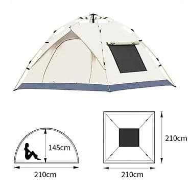 pull and: Новая палатка 3–4‑местная, усовершенствованная утолщённая версия с — 4