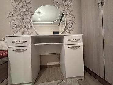 столешницы: Туалетный столик, С зеркалом, цвет - Белый, ЛДСП — 4