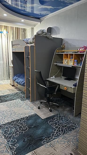 3 комнаты, Ала-Арча ТРЦ Агентство недвижимости, Семейным, от 1 года, С мебелью полностью — 8