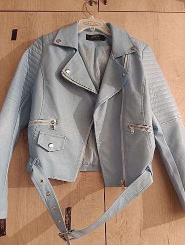 Личные вещи: Кожаная куртка, Косуха, Экокожа, Укороченная модель, M — 1