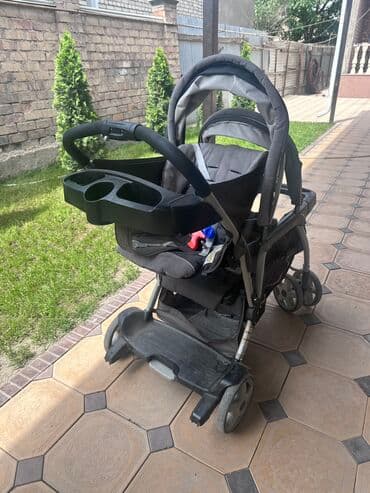 держатель телефона на велосипед: Коляска, цвет - Черный, Б/у — 5