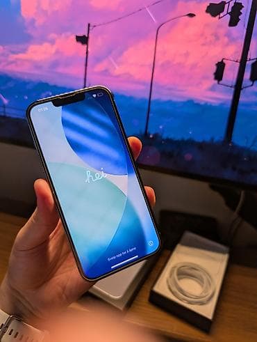 IPhone 13 Pro, Б/у, 128 ГБ, Sierra Blue, Коробка, 87 %