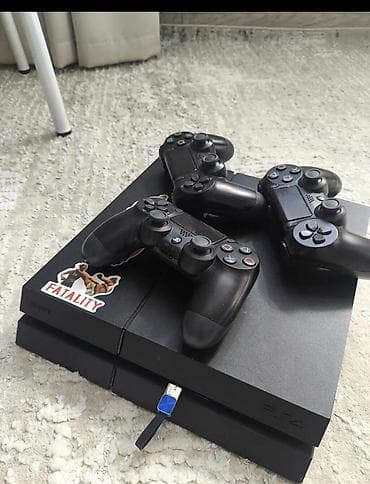 dualshock 4 original: Продам плейстешн 4 фат 1тб 3джойстика 15игр прошитый идеал обмен на — 1
