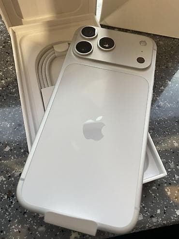 афон 6: IPhone 17 Pro Max, 256 ГБ, Серебристый, Коробка, 100 % — 1