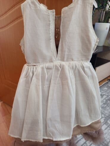 сарафан для девочек: Детское платье, цвет - Бежевый — 3