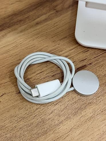 burker часы: Apple Watch Series 8, 45 mm (бежевый цвет) + комплект + ремешки — 8