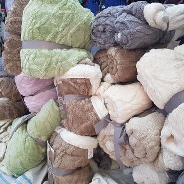 Плед, Новый, Все сезоны, Двусторонний, Плюшевый