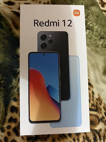 nokia e50: Redmi, Redmi 12, Б/у, 256 ГБ, цвет - Черный, 2 SIM — 1