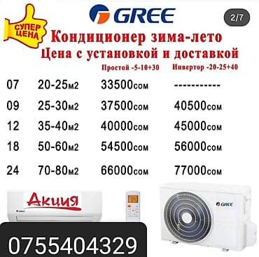 Установка другой техники: Кондиционеры «зима–лето» с установкой и доставкой включены в цену — 2