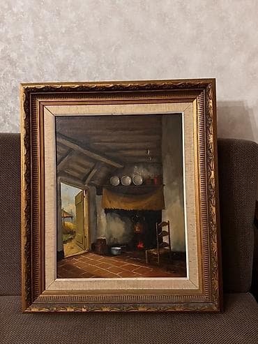Дом и сад: Коллекция декоративных картин в рамах 1) Морской пейзаж с камышами - — 3