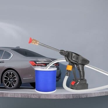 автомойка оборудование: Автомобильная беспроводная аккумуляторная мойка BY-1033, Пистолет для — 3