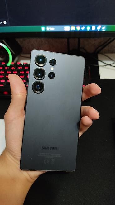 Техника и электроника: Samsung Galaxy S25 Ultra, Б/у, 256 ГБ, цвет - Черный — 3
