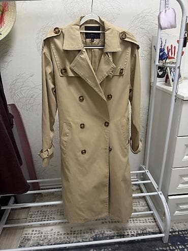 Плащ, Тренчкот, Двубортная модель, XL