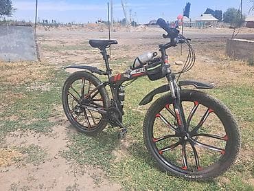 Велосипеды: Складной горный велосипед Green Bike - Легкая складная рама: удобно — 3