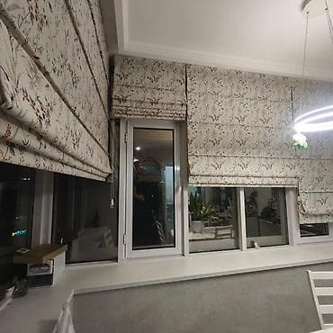 кухн: Римские шторы для кухни/гостиной - Тип: римские шторы каскадные - — 4