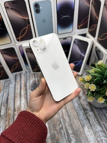 Аудиотехника: IPhone 15, Б/у, 128 ГБ, Белый, Коробка, В рассрочку, 74 % — 1