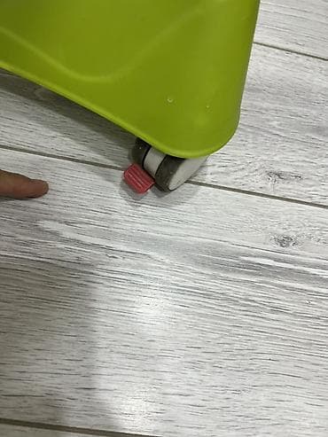 детский стол для кормления: Стульчик для кормления, Б/у, Другой бренд, Пластик, Другой вид, цвет - Зеленый, Самовывоз — 9