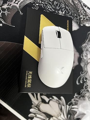 Стол компьютерлери жана комлектөөчүлөр: Продаю игровую мышь Mchose L7 Pro+ Характеристики: Вес 42 грамма · — 2