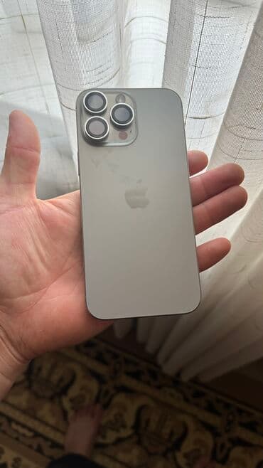 зарядник на макбук: IPhone 16 Pro Max, Жаңы, 256 ГБ, Natural Titanium, Заряддоочу түзүлүш, Коргоочу айнек, Каптама, 100 % — 2