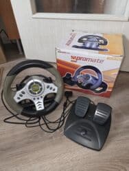 сколько стоит руль для компьютера: Игровой руль с педалями Defender (Multimedia Racing Wheel) - — 2