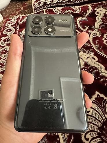 android мониторы: Poco X6 Pro 5G, Б/у, 512 ГБ, цвет - Черный, 1 SIM, 2 SIM — 3