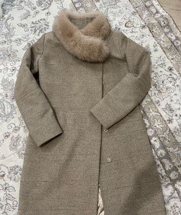 женская пальто: Пальто, Классика, Зима, Длинная модель, 2XL (EU 44) — 1