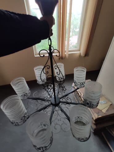 дешевые люстры бишкек: Продаю люстрy 8 рожковая 4000 сом — 1