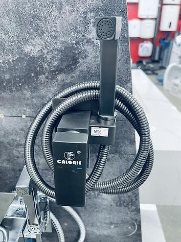 гибкое зеркало на стену: Гигиенический душ с краном/смесителем CALORIE (настенный комплект) - — 8