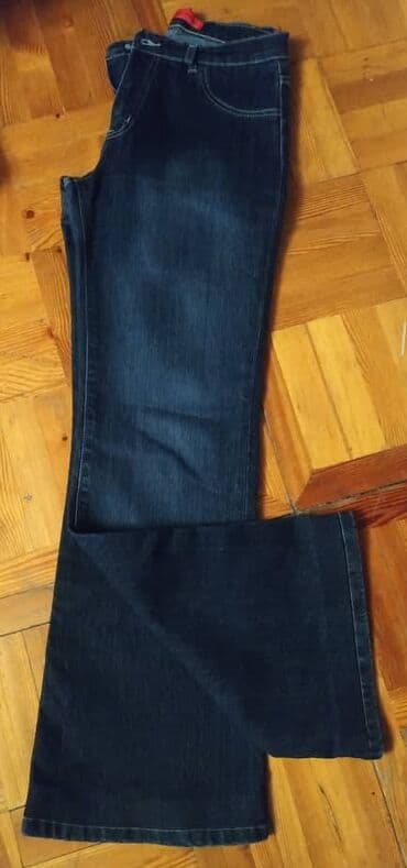 Свадебные платья и аксессуары: Джинсы, Клеш, Средняя талия, 2XL, 3XL — 1