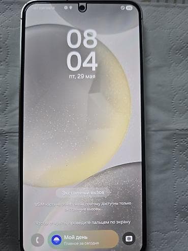 honor x6c: Samsung Galaxy S24+, Б/у, 256 ГБ, цвет - Серебристый, 2 SIM, eSIM — 2