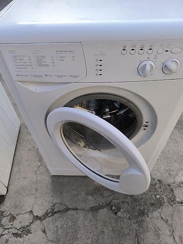 Стиральные машины: Стиральная машина Indesit (фронтальная загрузка) + электрическая плита — 5