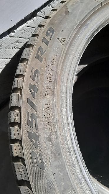 родар: Шины 245 / 45 / R 19, Всесезонная, Б/у, Комплект, Pirelli — 2